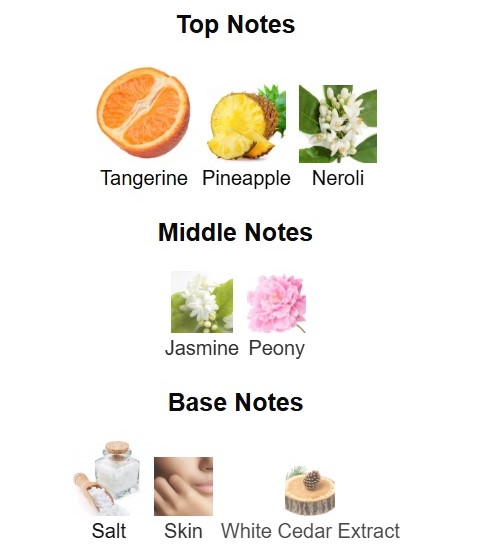 Mandarin wave Body Shimmer